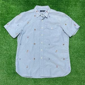 Rare Polo Ralph Lauren Sail Boat Shirt Size Large